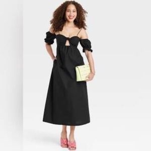 NWOT Black maxi dress